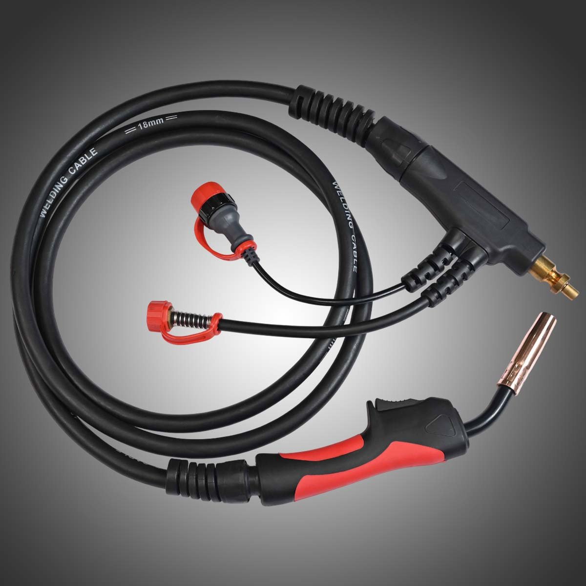 TORCH ASSEMBLY PANA 250A WITH 18 SQ MM CABLE 3 METERS LONG