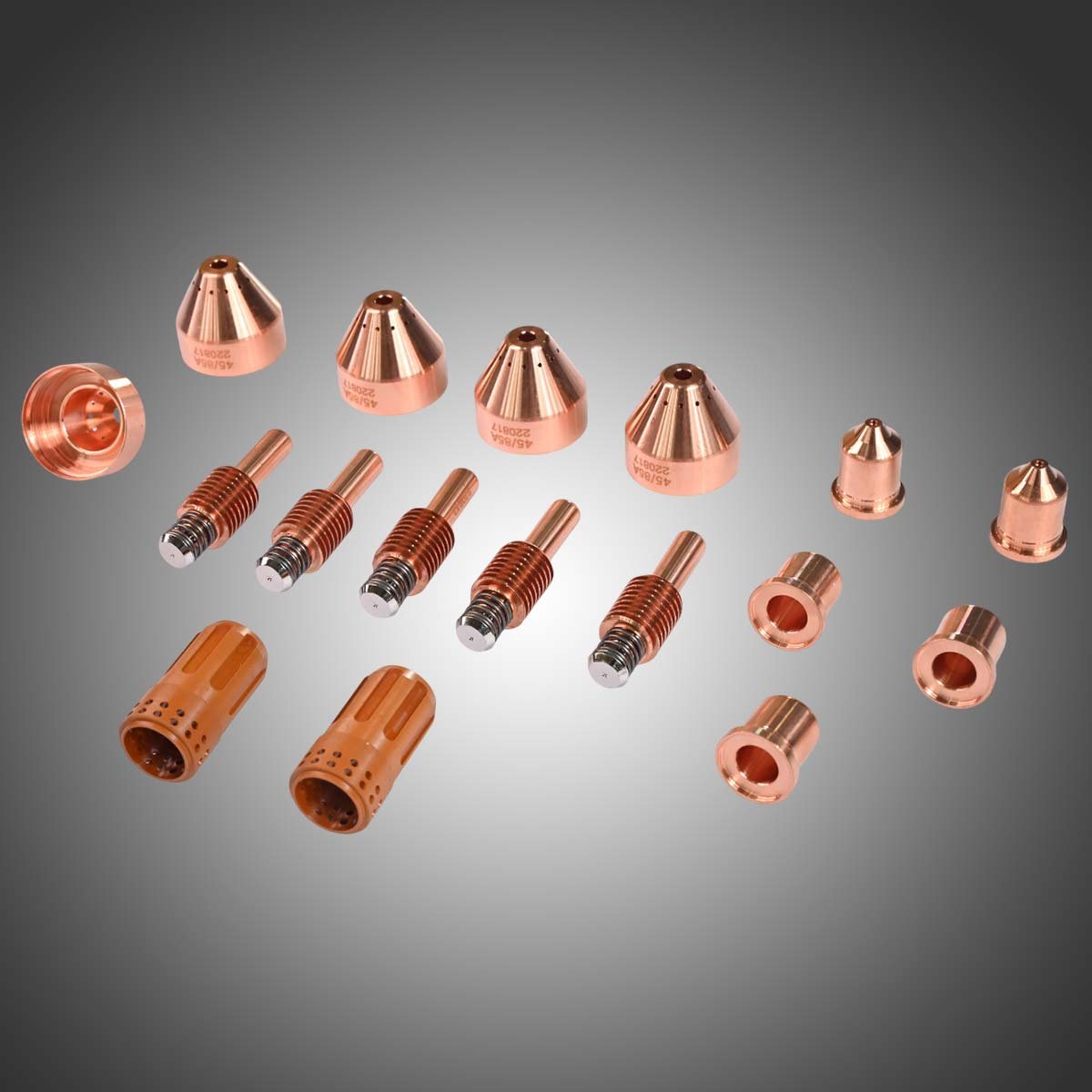 VARIOUS PLASMA CUTTING CONSUMABLES